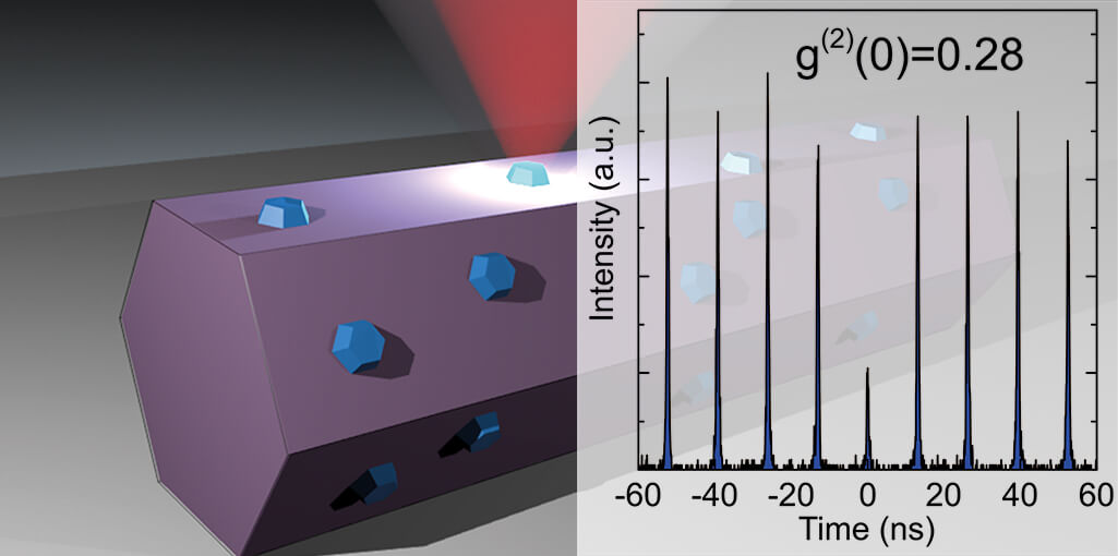 Single Photon Generation with Controlled Polarization from InGaN Quantum Dots optical cryostat attoDRY800