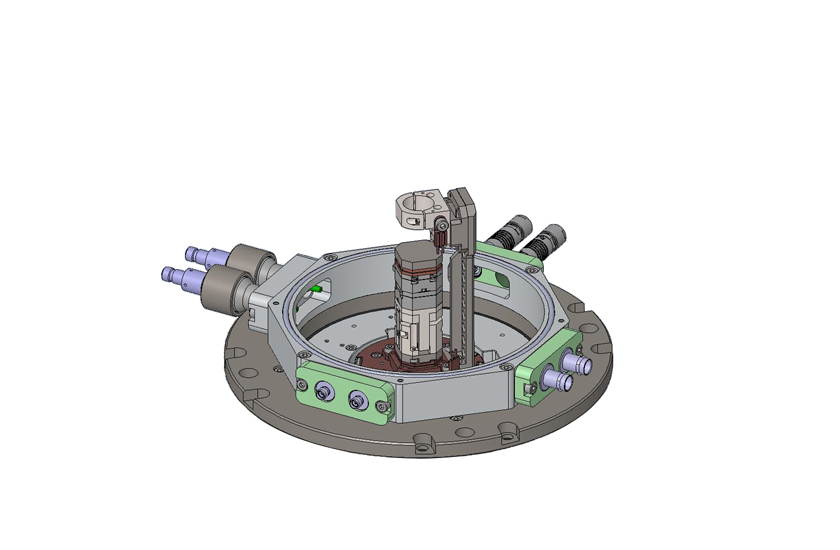 Photonic Probe Station   1 Fiber   CAD Setup